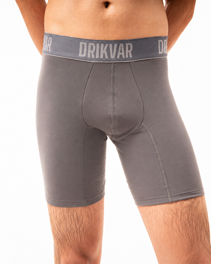 Cotton Steel, boxer DRIKVAR gris