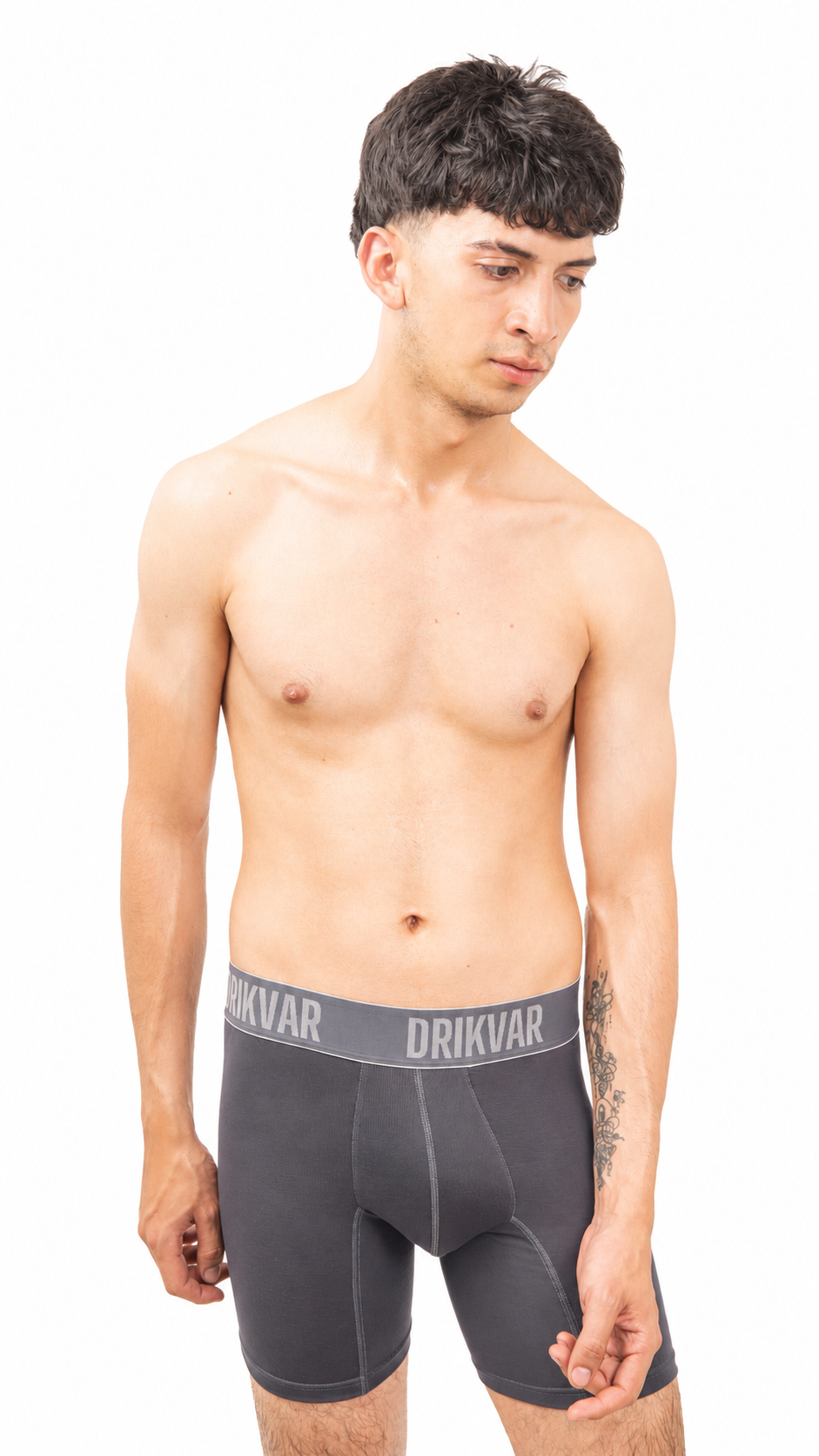 Microfiber Shadow, boxer DRIKVAR gris oscuro 3
