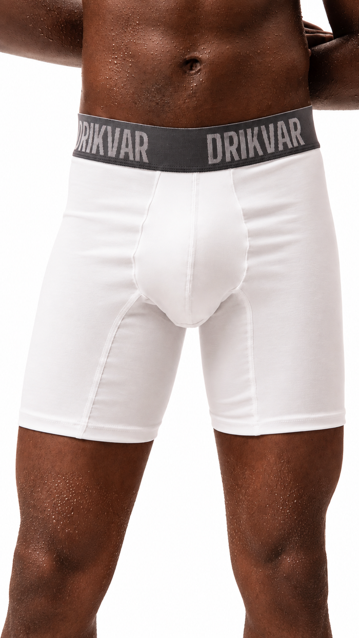 Microfiber White, boxer DRIKVAR blanco