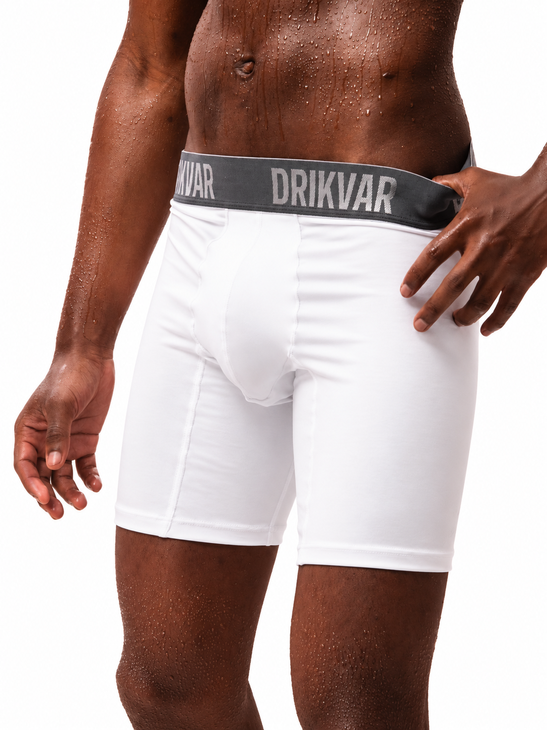 Microfiber White, boxer DRIKVAR blanco 5